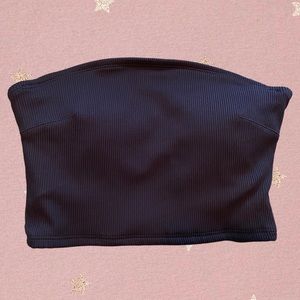 NWOT Aerie Ribbed Bandeau Swim Bikini Top XS